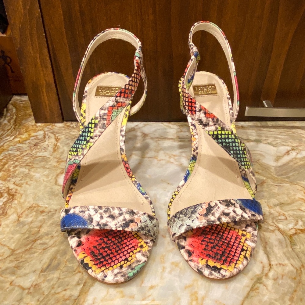 Louise et Cie Kass Multicolored Strappy Sandal